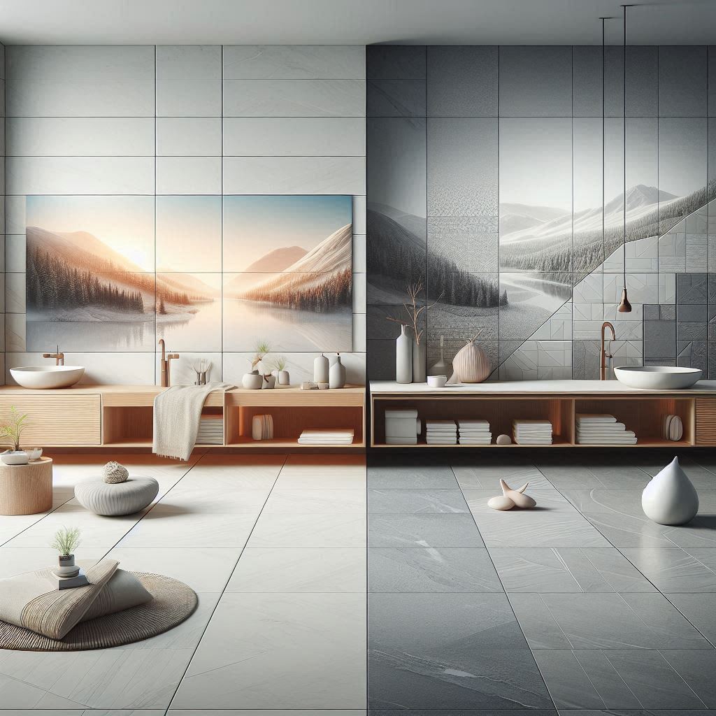 Płytki ceramiczne vs porcelanowe: Kluczowe różnice i zastosowania