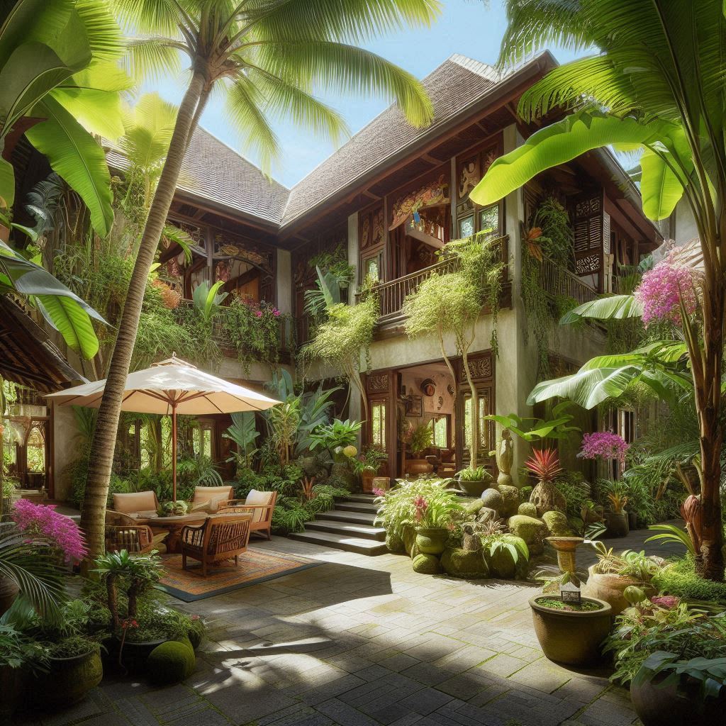 Jak stworzyć tropikalny dziedziniec przy domu: Oaza spokoju i piękna