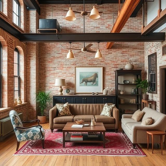 Vintage Loft – Industrialny Klimat z Charakterem