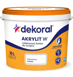 Dekoral Akrylit W Farba lateksowa biała