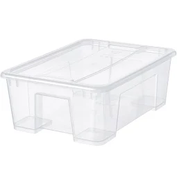 IKEA SAMLA pojemnik z pokrywką przezroczysty